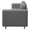 Ver imagem 5 de Sofá Living Viena 2 Lugares 170cm para Sala Recepção Consultório Linho - Sofa Store:linho Cinza Clar