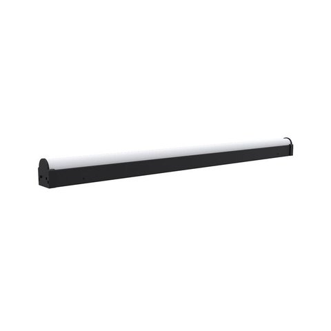 Luminária Perfil Led Taschibra Convex 56 de Sobrepor 16W Bivolt Preto 6500K Luz Branca