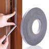 Espuma Fita Adesiva EVA | Borracha Vedação | e=5mm X 10 Mts | Preta - 40mm - 6