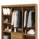 Ver mais imagens de Guarda-roupa Casal 6 Portas 2 Gavetas com Espelho Ideval Nature