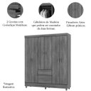 Ver imagem 3 de Guarda-roupa Casal 6 Portas 2 Gavetas com Espelho Ideval Nature