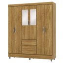 Ver imagem 5 de Guarda-roupa Casal 6 Portas 2 Gavetas com Espelho Ideval Nature