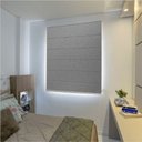 Ver imagem 1 de Persiana Romana Blackout Cinza - 1,50m x 1,30m