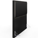 Ver imagem 7 de Cabeceira Box Casal King Com Tachas 195 cm Vicenza L02 Couríssimo Preto - Lyam Decor