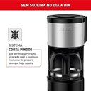 Ver imagem 4 de Cafeteira Elétrica Arno Perfectta Inox 600ml Jarra de Vidro 110v