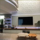 Ver imagem 4 de Placas Pvc 5m² 20 Unidades Alto Relevo Modelo Everest