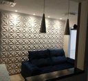 Ver imagem 2 de Placas Geométricas Pvc 3m² 12 Unidades Alto Relevo Modelo Mini Estrelar