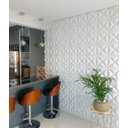 Ver imagem 4 de Placas Geométricas Pvc 3m² 12 Unidades Alto Relevo Modelo Mini Estrelar