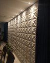 Ver imagem 6 de Placas Geométricas Pvc 3m² 12 Unidades Alto Relevo Modelo Mini Estrelar