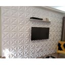 Ver imagem 3 de Placas Geométricas Pvc 3m² 12 Unidades Alto Relevo Modelo Mini Estrelar