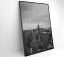 Ver imagem 2 de Quadro Empire State Preto e Branco - 80x120 - Vidro Impresso