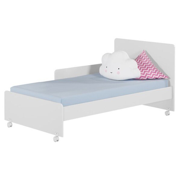 Quarto Completo Infantil Com Colchão New Diamante 6550 Branco Peternella - 5