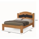Ver imagem 3 de Jogo Quarto Cama Casal + Mesa Cabeceira 3 Gavetas C/ Espelho