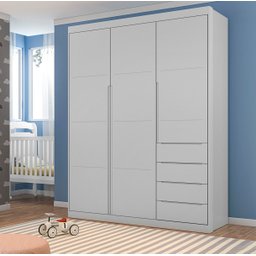 Quarto Completo Infantil Pérola Cinza _ Phoenix Baby - 2