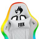Ver imagem 4 de Cadeira Gamer Rgb com Alto Falante Fox Racer - Branco