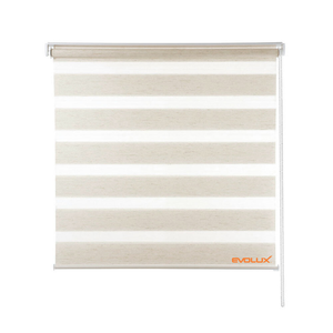 Zebra Persiana Rolo Dupla 140x160 Linho