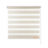 Zebra Persiana Rolo Dupla 140x160 Linho - 1