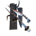 Ver imagem 1 de Kit Faca e Garfo Artesanal Gaúcha Prego Trilho Trem Antigo