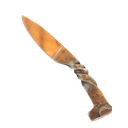 Ver imagem 4 de Kit Faca e Garfo Artesanal Gaúcha Prego Trilho Trem Antigo