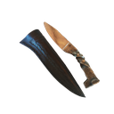 Ver imagem 3 de Kit Faca e Garfo Artesanal Gaúcha Prego Trilho Trem Antigo