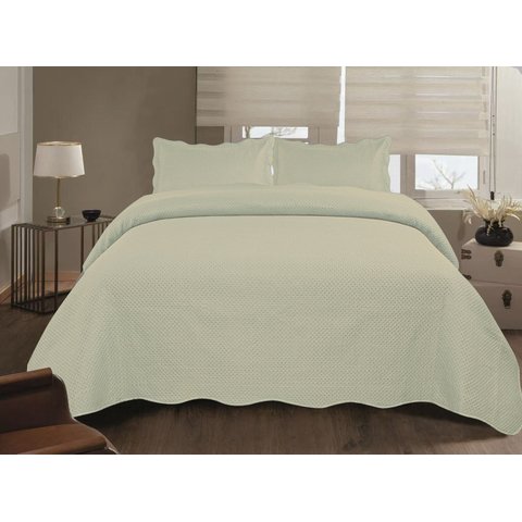 Jogo de Colcha Ultrassonic Urban King 260x280cm - Taupe