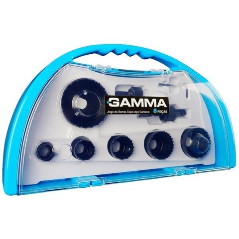 Jogo de Serras Copo Gamma Aco Carbono C/8Pcs