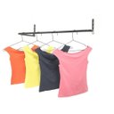 Ver imagem 2 de Cabideiro Para Roupas De Parede - Arara - Dobrável - Ninos - Preta