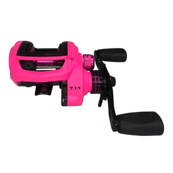 Carretilha Bronx 11000 11Rol Drag 8kgs Rosa Maruri - Esquerda - 5
