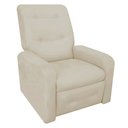 Ver imagem 1 de Poltrona do Papai Senior Confortavel Clinica Consultorio Hotel Idoso - Suede Bege