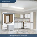 Ver mais imagens de Armário para Cozinha 1 Porta Confort Marrom/Cinamomo/Off-White