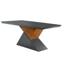 Ver imagem 4 de Mesa Aster 180 Tampo em MDF Canto Reto com 6 Cadeiras Liz Moderna