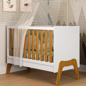 Berço Americano Multifuncional 100% Mdf Mini Cama 5 em 1 Faura