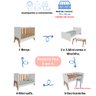 Berço Americano Multifuncional 100% Mdf Mini Cama 5 em 1 Faura - 4
