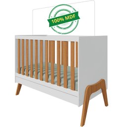 Berço Americano Multifuncional 100% Mdf Mini Cama 5 em 1 Faura - 5