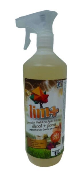Lim+ Limpador Multiuso Ação Rápida Álcool+Floral 1L Sevengel
