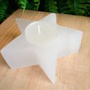 Ver imagem 3 de Porta Vela Estrela Selenita Branca
