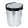 Jogo de Banheiro 5Pçs Com Cantoneira Branco e Lixeira 10Lts - 8