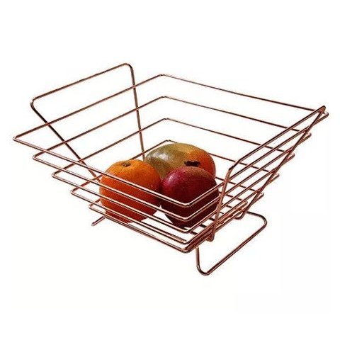 FRUTEIRA QUADRADA 340X180X300MM COBRE 2717