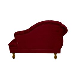 Divã Modelo Imperial - Tamanho 120cm - Tecido Suede:bordo - 2