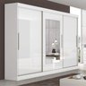 Guarda-Roupa Casal com Espelho 3 Portas 4 Gavetas Montebello - 1