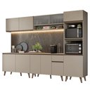Ver imagem 2 de Armário de Cozinha Completa 300 Cm Nice Madesa 02 Crema