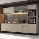 Ver imagem 1 de Armário de Cozinha Completa 300 Cm Nice Madesa 02 Crema