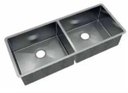Ver imagem 2 de Cuba Linha Reta Lr 50/50 Handmade Escovado 1060x400x230mm