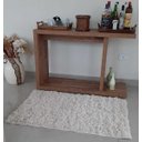 Ver imagem 1 de Tapete Algodão Par Sala/Quarto - 0,80 x 1,20 - Cor Cru Pelo Alto