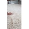 Tapete Algodão Par Sala/Quarto - 0,80 x 1,20 - Cor Cru Pelo Médio - 2