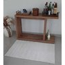 Tapete Algodão para Sala e Quarto - 0,80 x 1,20 - Cor Cru Pelo Baixo - 1