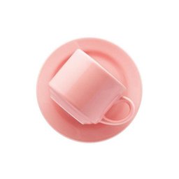 Conjunto de 6 Xícaras Grandes 180ml Com Pires Donna Rosa - 2