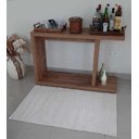 Ver imagem 1 de Tapete de Algodão para Sala/Quarto- 0,60 x 0,90 - Cor Cru Baixo