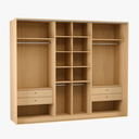 Ver imagem 4 de Roupeiro Herval Ph1807 100% Mdf Carvalho Nature/off White