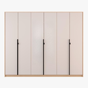 Ver imagem 3 de Roupeiro Herval Ph1807 100% Mdf Carvalho Nature/off White